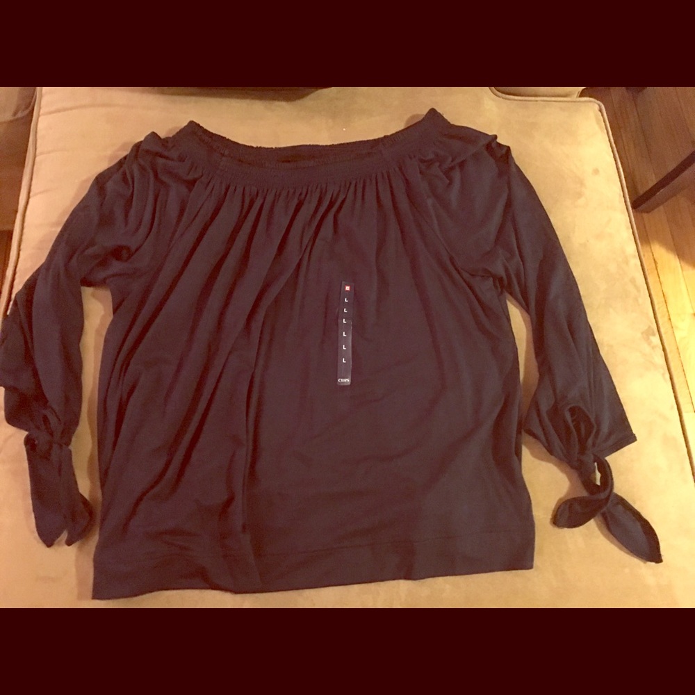 New Chaps quarter length top